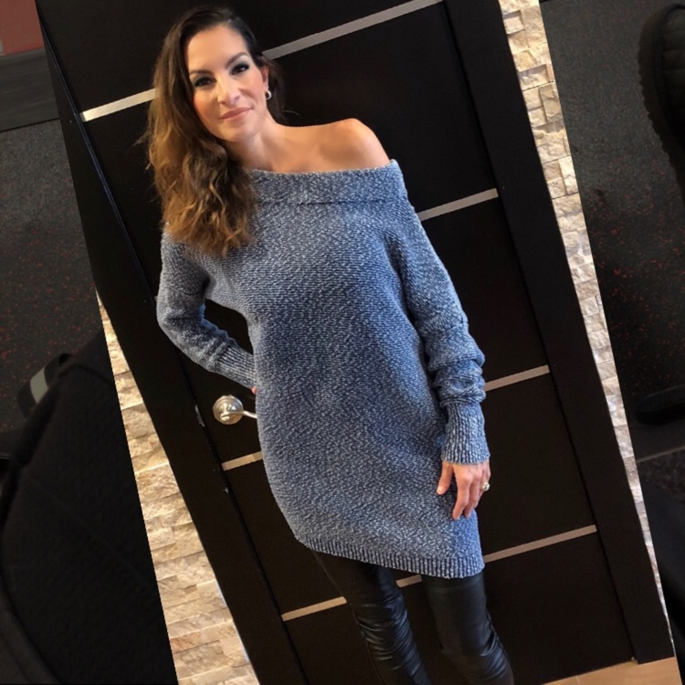 ✨SALE✨Mineral Wash Oversized Tunic Sweater